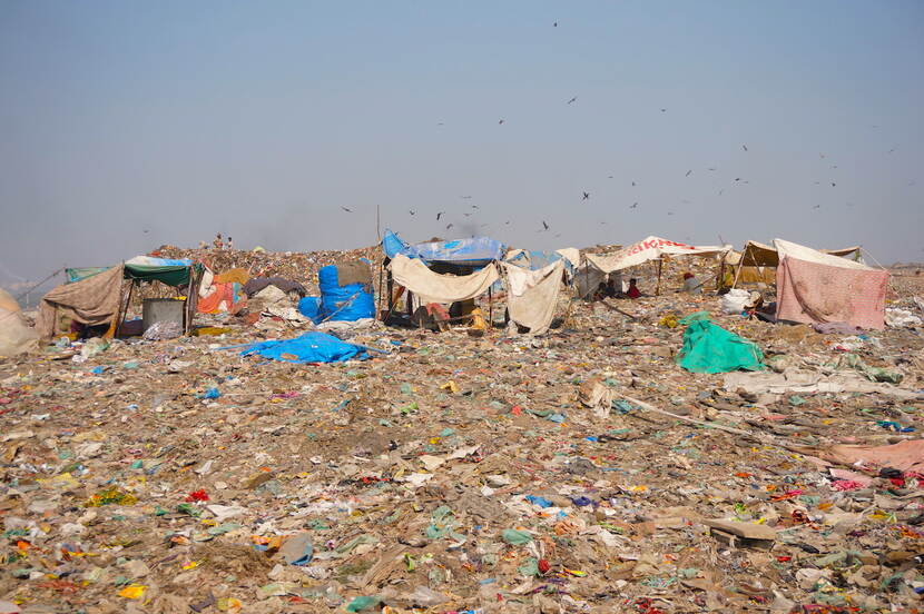 Afvalberg in India