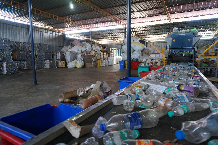 afval sorteercentrum India