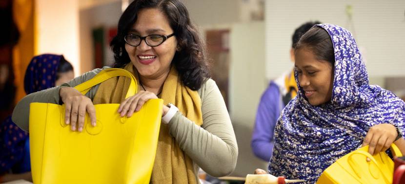 communicatie Verdwijnen schroot Nederlands tassenmerk zet fairtrade productie op in Bangladesh |  Nieuwsbericht | DGGF