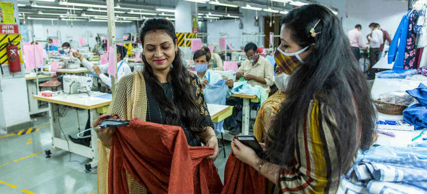 Vrouwelijke werknemers in India