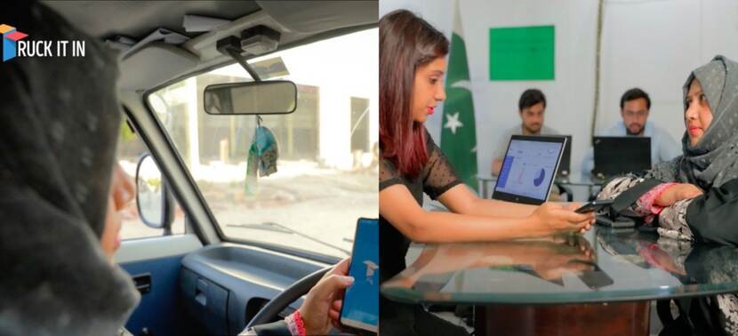 Truck it In vrouwen aan het werk als truckchauffeur in Pakistan